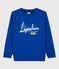 Felpa in cotone bambino blu SURF