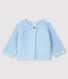 Cardigan bebè in tricot di cotone biologico