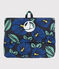Giacca antivento in poliestere riciclato bambino blu SMOKING/bianco MULTICO