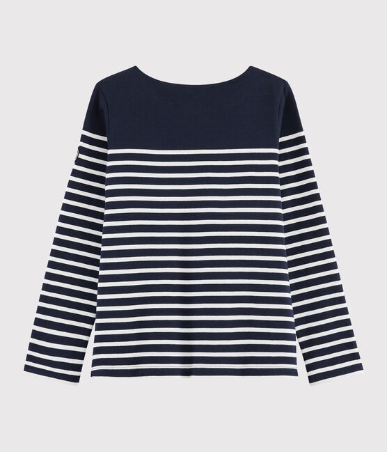 Marinière iconica Donna blu SMOKING/bianco MARSHMALLOW