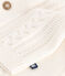 Cardigan in cotone neonato bianco MARSHMALLOW