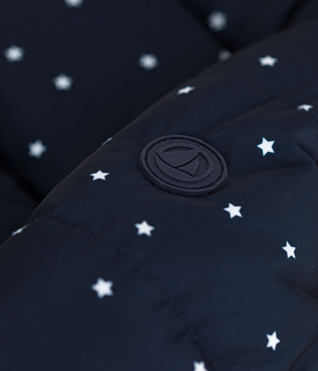 Piumino bambino unisex blu/ecru