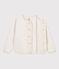 Cardigan bambina in tubique beige MONTELIMAR CHINE