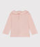 Blusa a maniche lunghe in cotone per bebè rosa SALINE