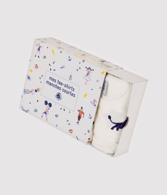 Confezione da 3 t-shirt manica corta fantasia feste da bambino variante 1