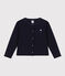 Cardigan in cotone bambino unisex blu SMOKING