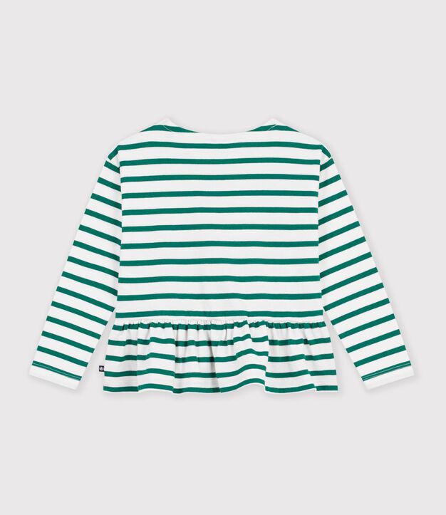 Marini&egrave;re in cotone bambino verde/verde