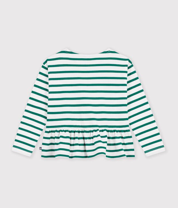 Marini&egrave;re in cotone bambino verde/verde