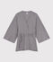 Kimono a righe donna blu SMOKING/bianco MARSHMALLOW