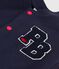 Cardigan teddy in molleton bambina/bambino rosso PEPS/blu SMOKING
