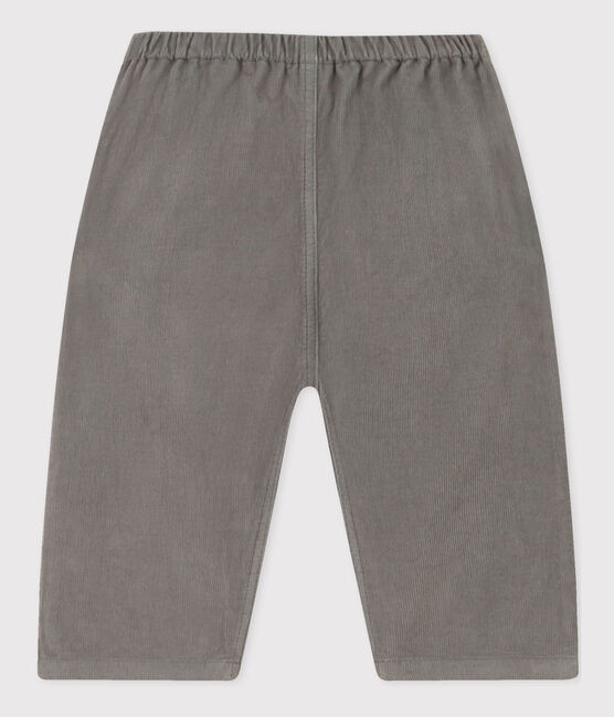 Pantaloni di velluto a costine sottili per bebè verde THUYA