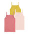 Trio canottiere con spalline bambina variante 1
