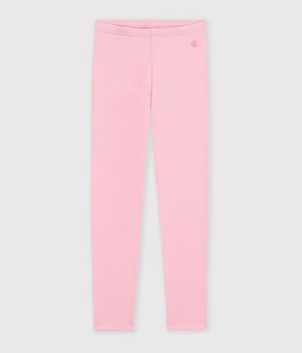 Leggings in cotone tinta unita bambina CHARMI