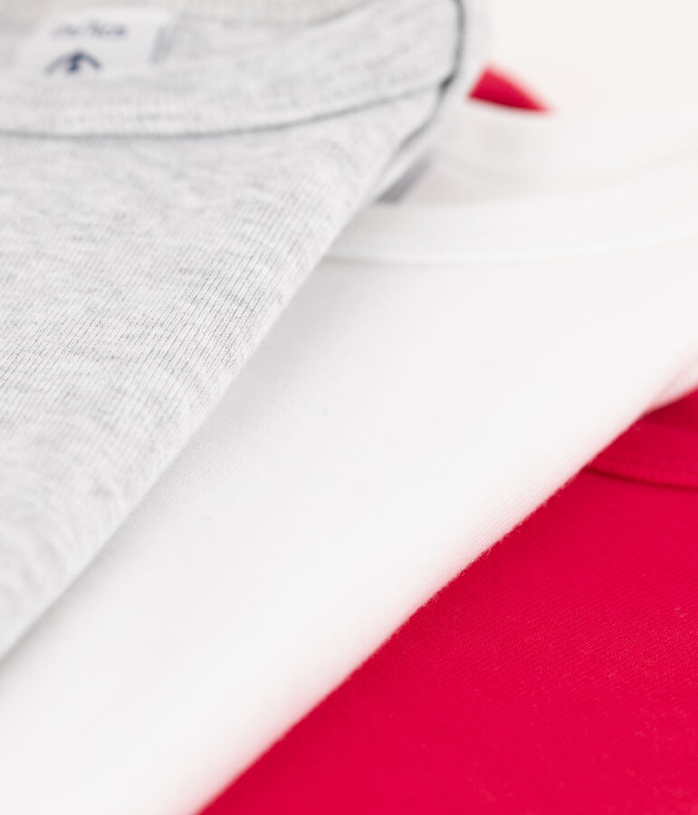 Confezione da 3 body beb&egrave; a manica corta multicolore