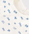 Bavaglino di cotone con stampa per neonati bianco MARSHMALLOW/ CREPUSCULE