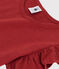 T-shirt a maniche corte in cotone bambina marrone OMBRIE