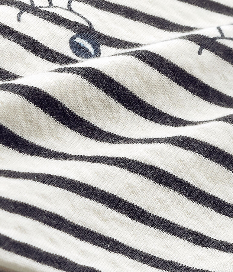 Lotto maschera + sacca in tubique blu SMOKING/beige COQUILLE