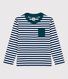 T-shirt bambino a maniche lunghe in cotone