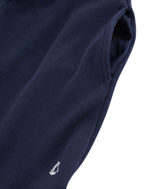 Bermuda in maglia bambina blu SMOKING