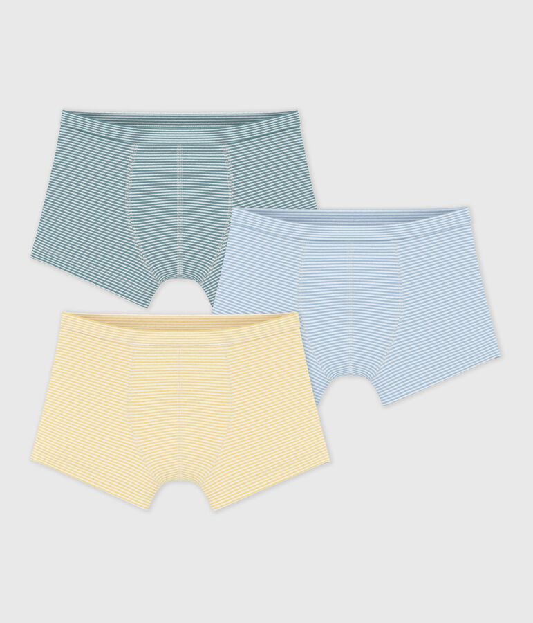 Set di boxer in cotone con stampa a righe in vita bambino variante 1