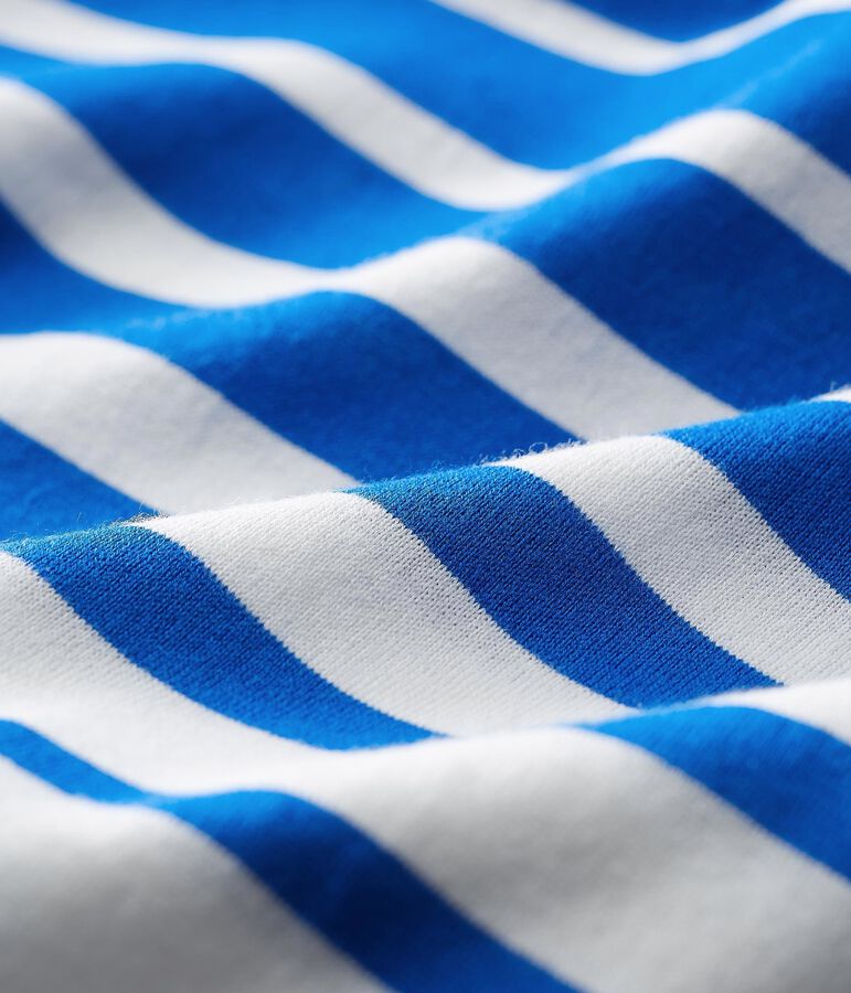 Abito mc a righe beb&egrave; femmina blu/bianco