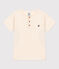 T-shirt  maniche corte in cotone bambino ecru AVALANCHE