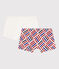 Confezione da 2 slip bambina in cotone variante 1