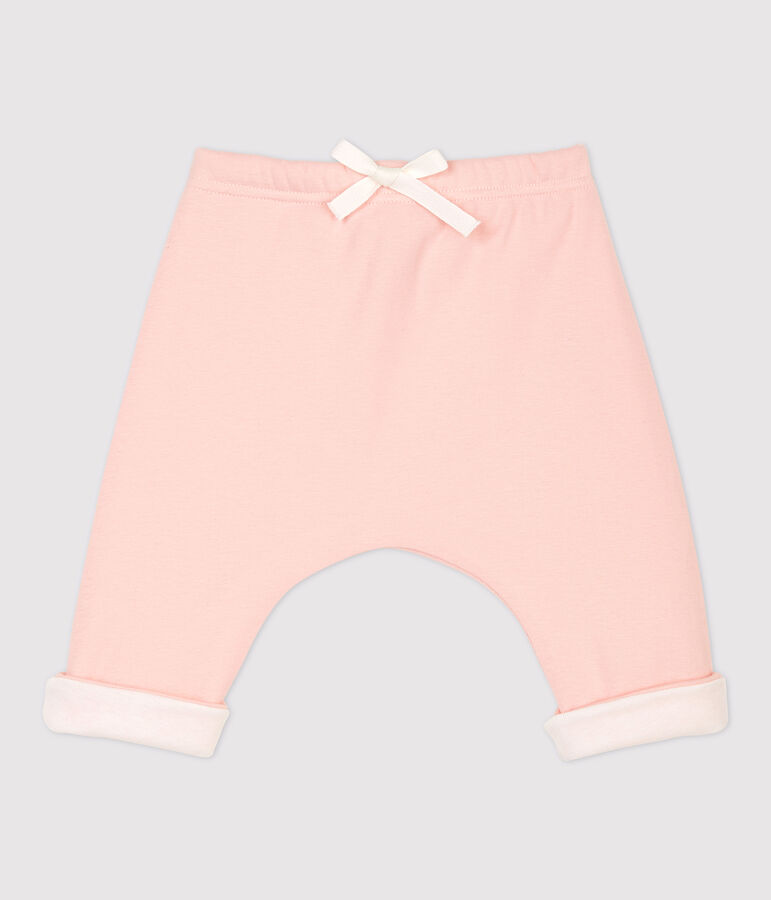 Pantaloni beb&egrave; in cotone biologico rosa MINOIS