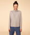 T-shirt dolcevita LE DROIT in cotone Donna grigio CHATON CHINE