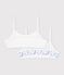 Lot de 2 brassi&egrave;res en coton multicolore