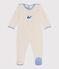 Pigiama in ciniglia con apertura sulla schiena neonato beige MONTELIMAR CHINE