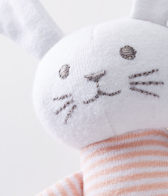Coudou coniglietto sonaglio bebè unisex rosa ROSAKO/bianco MARSHMALLOW