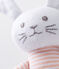 Coudou coniglietto sonaglio bebè unisex rosa ROSAKO/bianco MARSHMALLOW