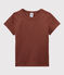 T-shirt iconica in cotone bambina - bambino arancione MADRAS