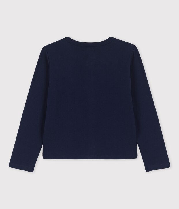 Cardigan in cotone bio bambina SMOKING