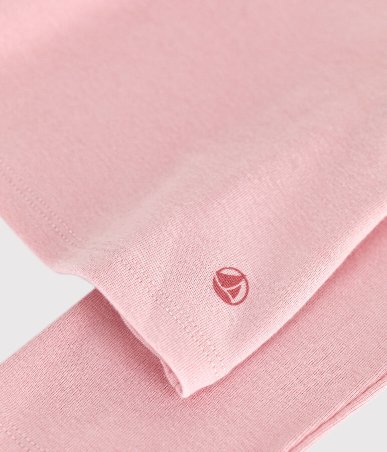 T-shirt L'Iconique a maniche lunghe in cotone donna rosa