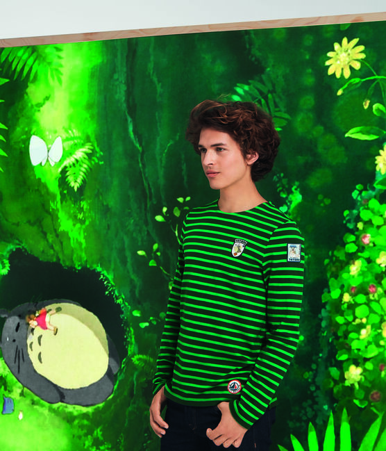 Marinière unisex verde SHERWOOD/verde PIVERT