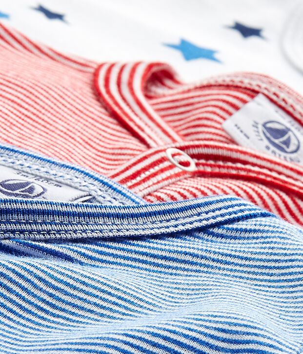 Lotto di 3 tutine beb&egrave; bambino bianco