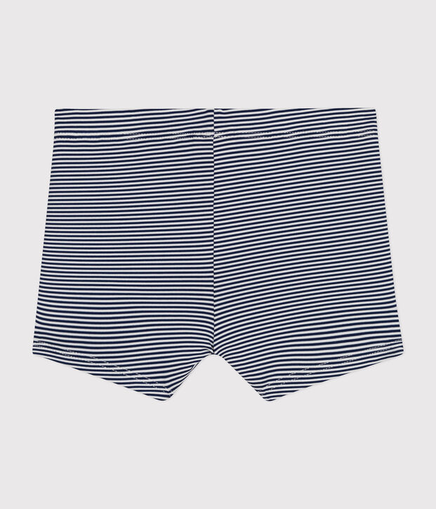 Shorts da bagno beb&egrave; blu/bianco