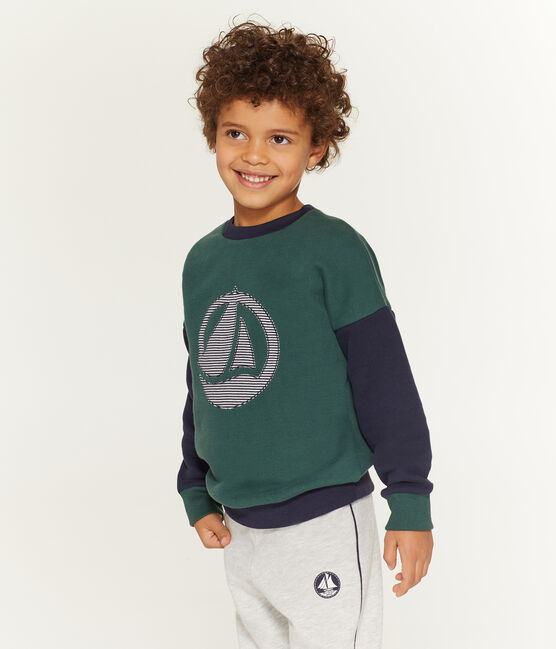 Pantalone bambino in molleton grigio BELUGA CHINE