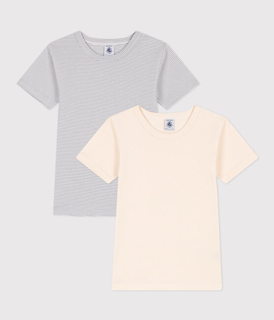 Confezione da 2 t-shirt manica corta bambino in cotone variante 1