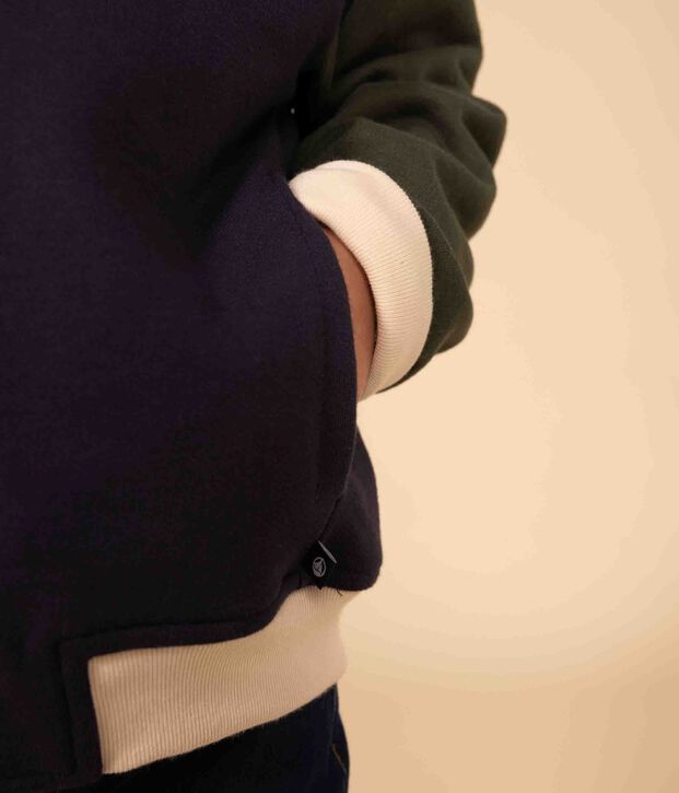 Teddy in molleton bambino blu/multicolore