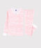 Pigiama snugfit fantasia onde rosa bambina in cotone bianco MARSHMALLOW/rosa GRETEL