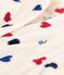 Vestaglia in pile unisex bianco AVALANCHE/ MULTICO