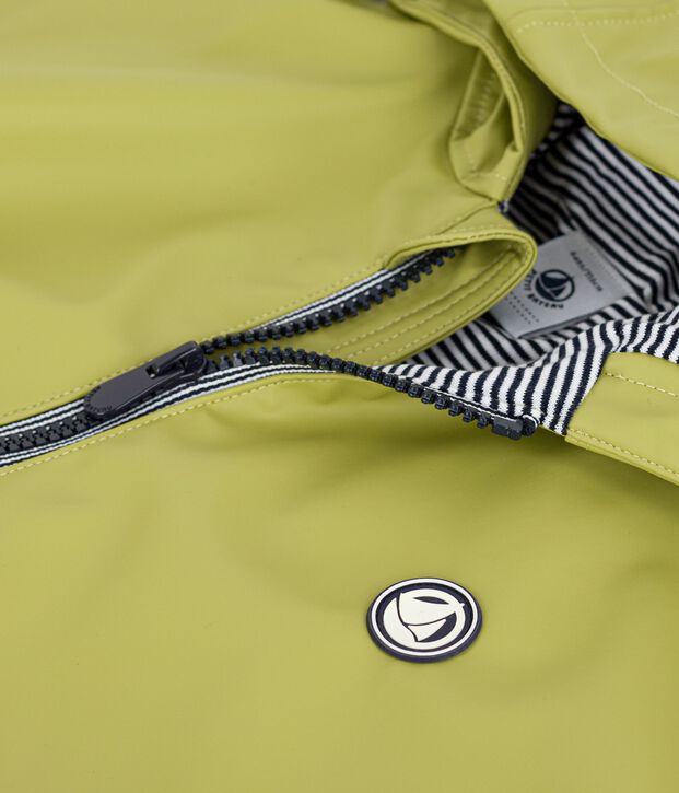 Giubbotto bambino tinta unita verde