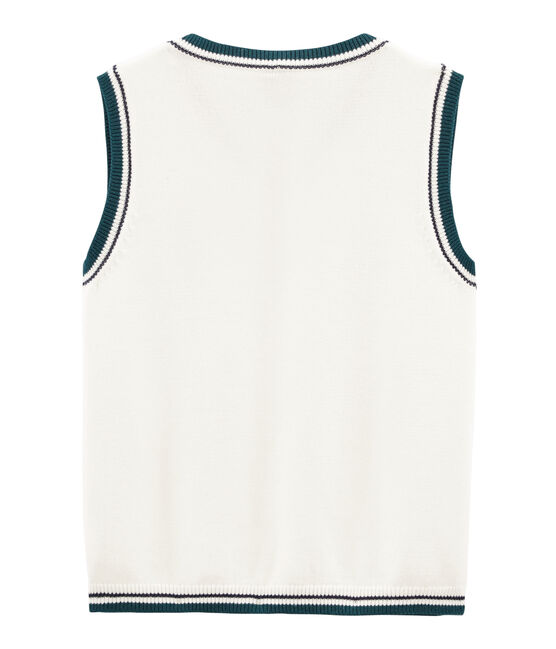 Pull senza maniche bambino bianco MARSHMALLOW/bianco MULTICO