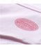 Shorty bambina a millerighe rosa VIENNE/bianco ECUME