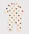 Tutina pigiama in pile neonato bianco AVALANCHE/ MULTICO