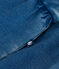 Salopette neonato in denim ed elastan a gamba lunga blu BLEU DELAVE
