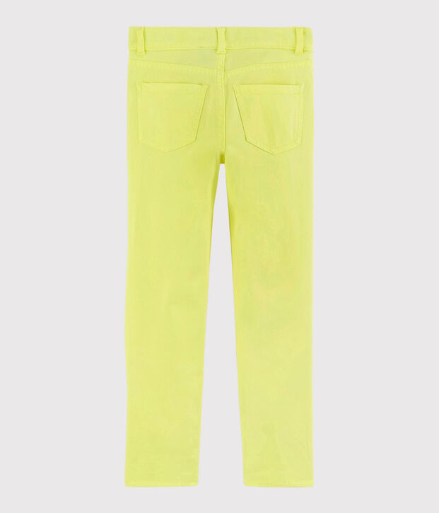 Pantaloni in serge bambino giallo